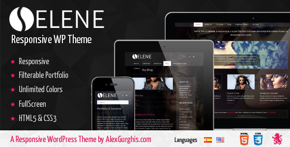 Selene - Fullscreen Premium WordPress Theme - Wordpress :: Themeforest