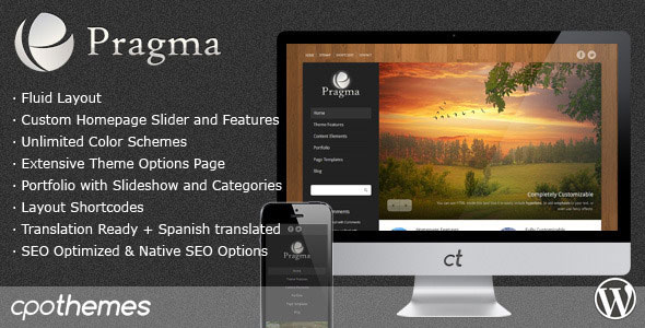 Pragma – Fluid Business & Portfolio Themeforest WP Theme - Wordpress ...