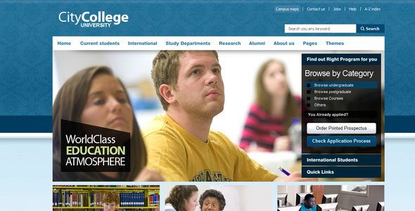 city college themeforest premium html theme html college html template free download