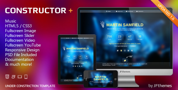 constructor responsive under construction templa html others