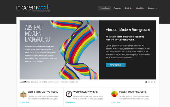 interactive website templates