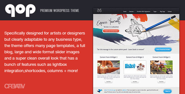 qop - Premium WordPress Themeforest Theme - Wordpress :: Themeforest