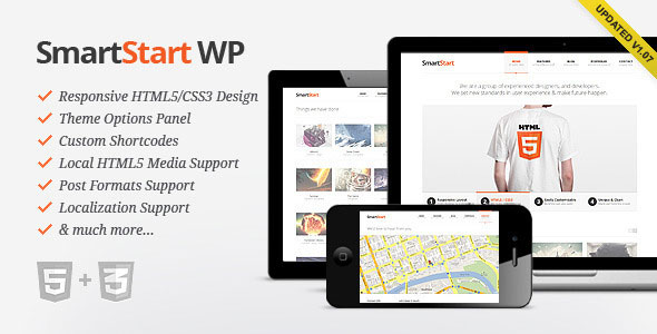 Themeforest SmartStart WP - Responsive HTML5 Theme - Wordpress ...