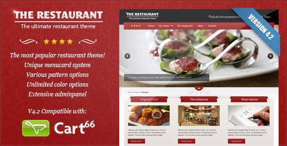 restaurant wordpress theme