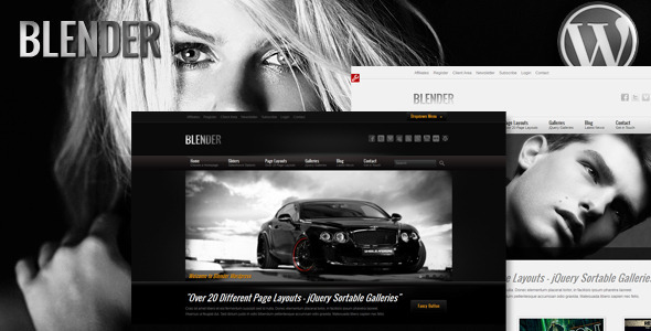 Blender Wordpress Portfolio Theme - Wordpress :: Themeforest