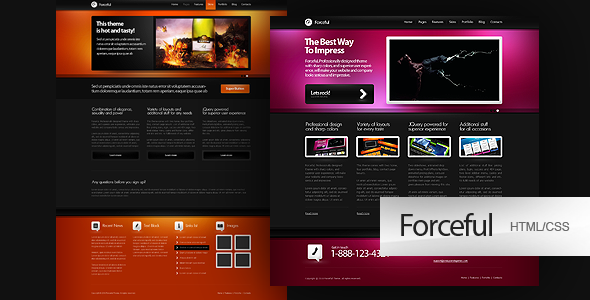 Forceful Themeforest HTML CSS Theme HTML Others Themeforest