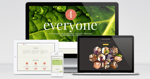 4everyone - one page retina html template - html & others 4everyone - one page retina html template - html & others, Presentation templates