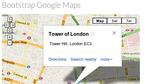 Google maps bootstrap