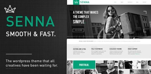 Wordpress template responsive portfolio