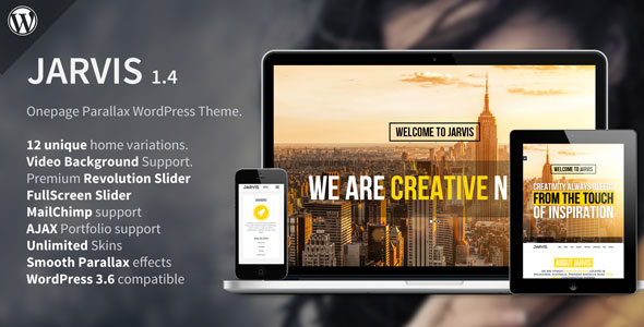 Themeforest Jarvis | jarvis themeforest onepage parallax wordpress theme Themeforest Jarvis | jarvis themeforest onepage parallax wordpress theme