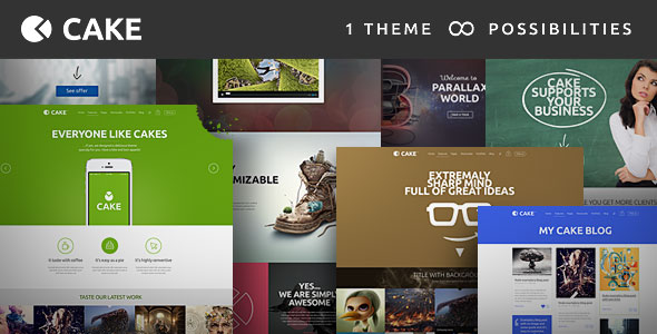 Cake v1.3.2 - Responsive Multi-Purpose WordPress Theme - Wordpress ...