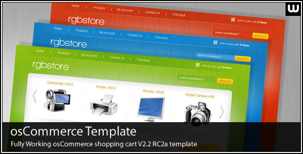 RGBStore – osCommerce Shopping Cart Themeforest