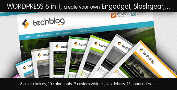Techblog Wordpress Example TechBlog - Themeforest Professional Tech Blog Theme - Wordpress ...