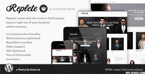 Replete Examples Replete Themeforest e-Commerce and Business - Wordpress :: Themeforest